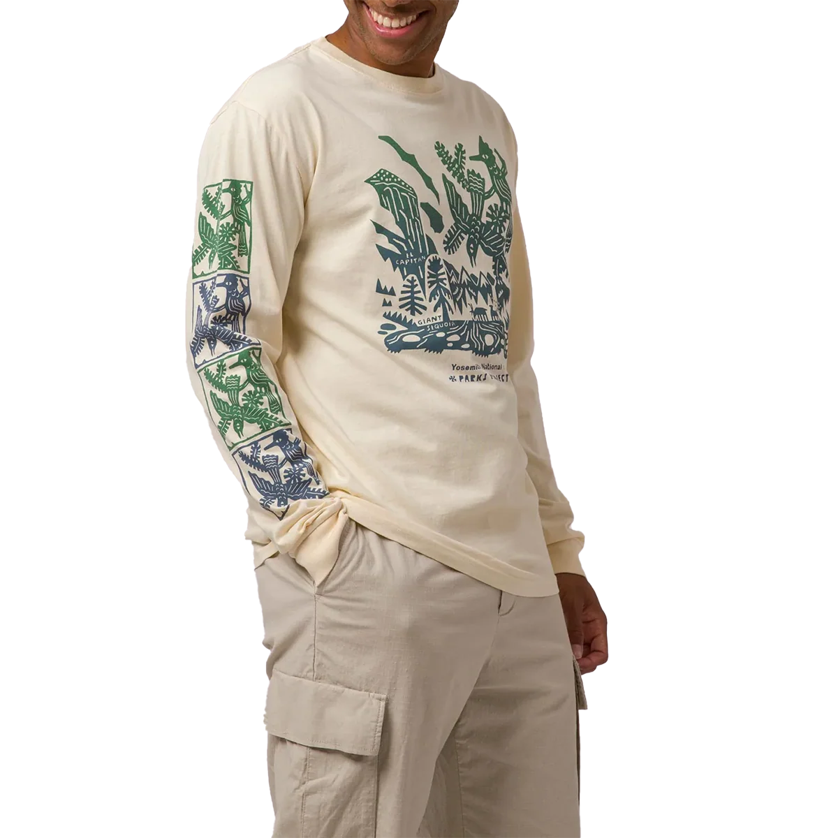 Yosemite Woodcut Long Sleeve Tee - Styles Love