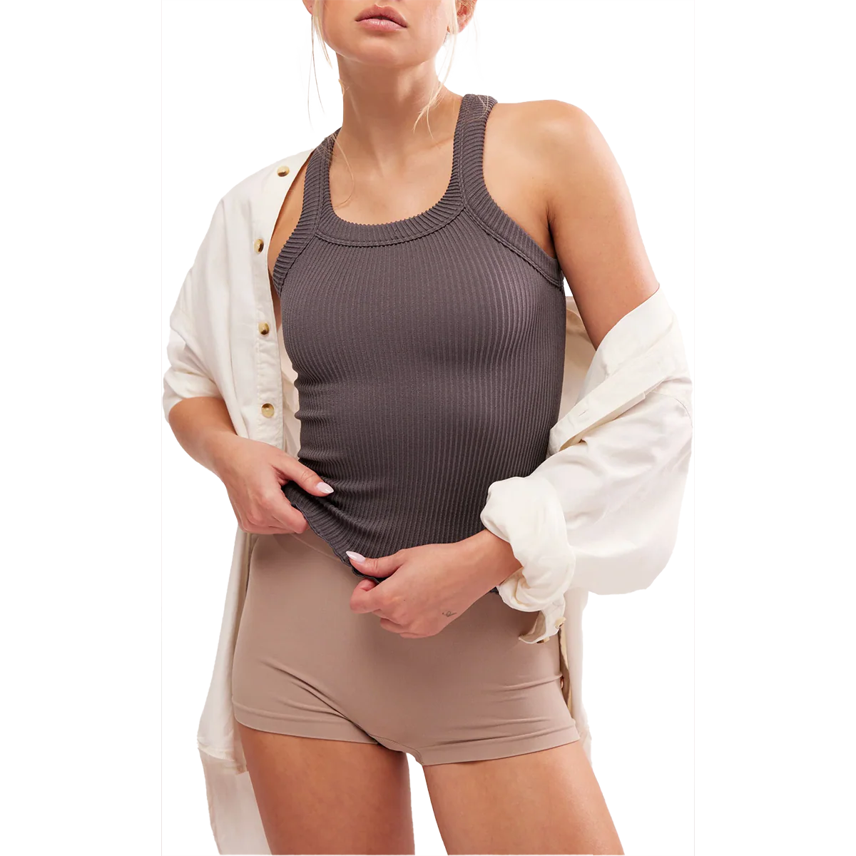 Women's Ribbed Seamless Tank - Styles Love