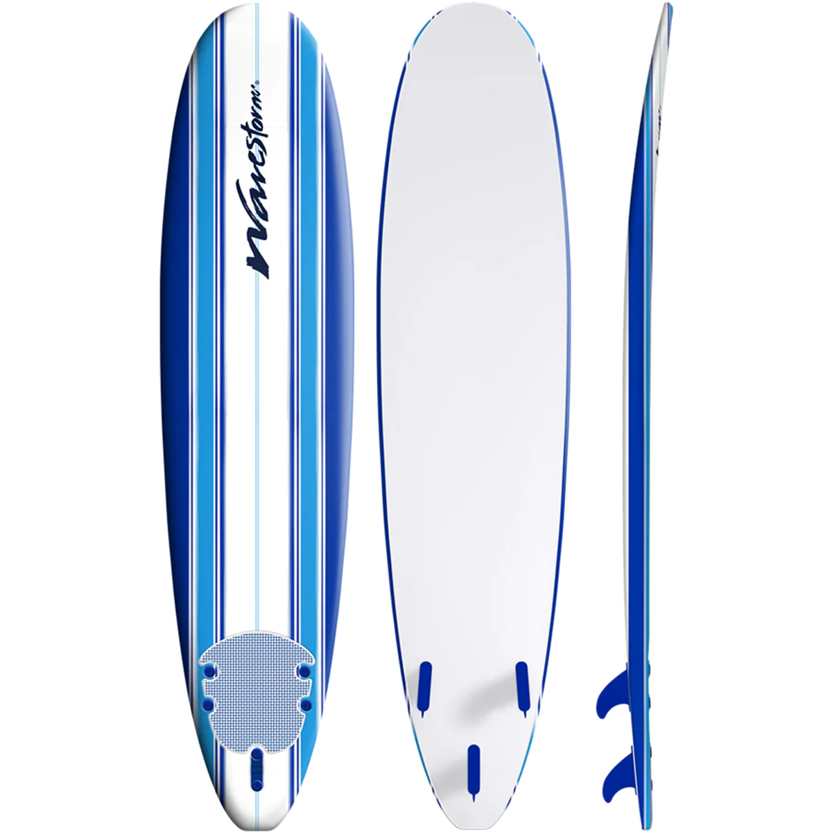 Wavestorm 8'0 Classic Surfboard with Leash - Styles Love