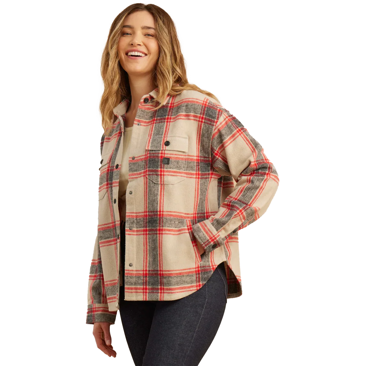 Women's Amberley Flannel Shirt Jacket - Styles Love