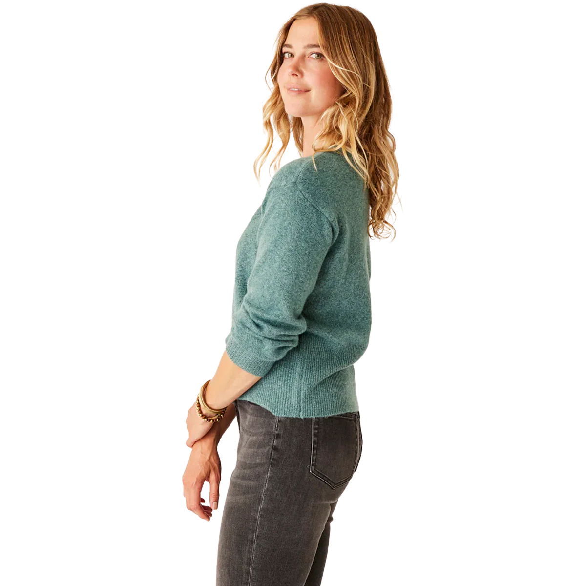 Women's Ruth Reversible Fuzzy Sweater - Styles Love