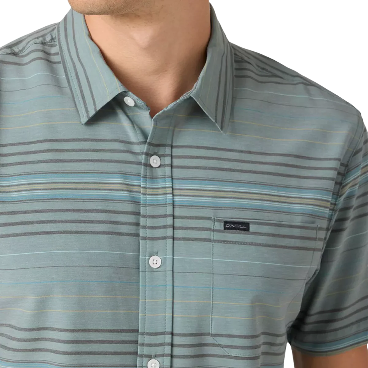 Men's Traverse Stripe Short Sleeve Shirt - Styles Love