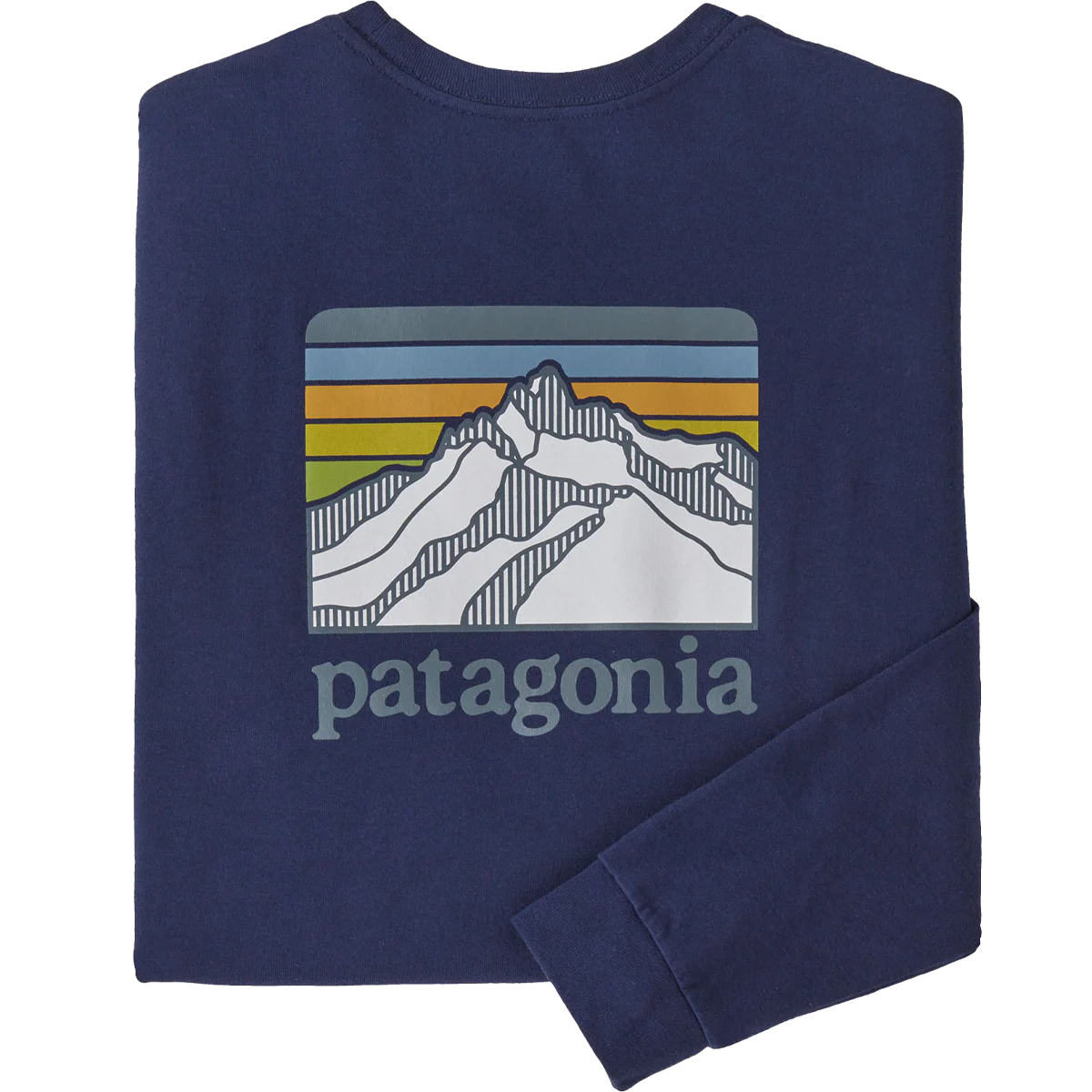 Men's Long-Sleeved Line Logo Ridge Responsibili-Tee - Styles Love