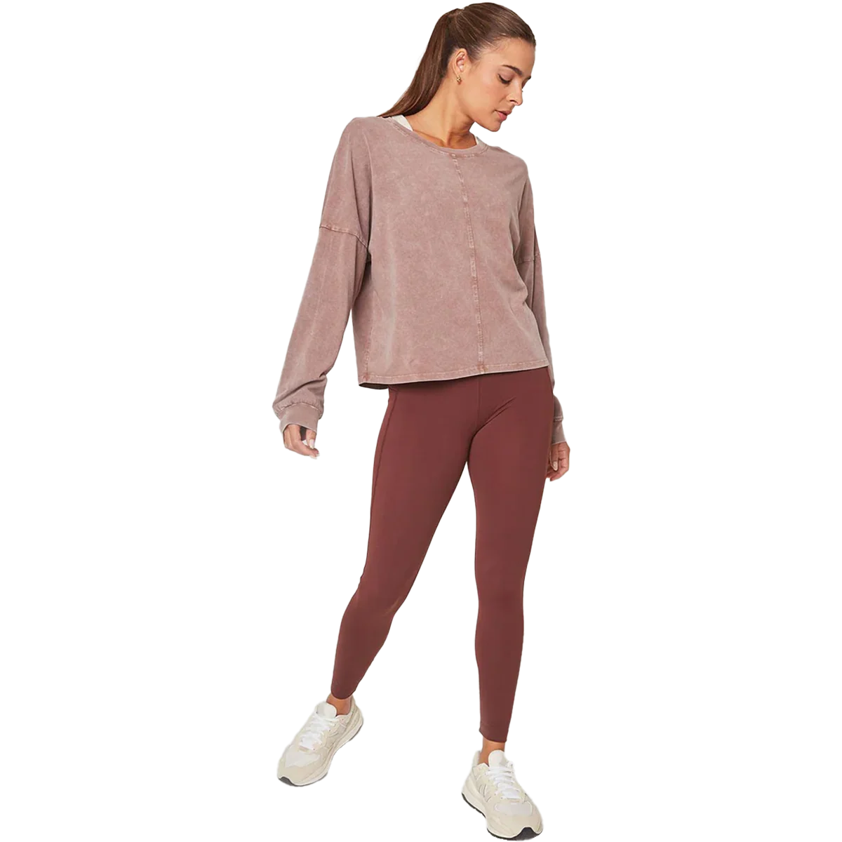 Women's Calm Oversized Boxy Long Sleeve - Styles Love