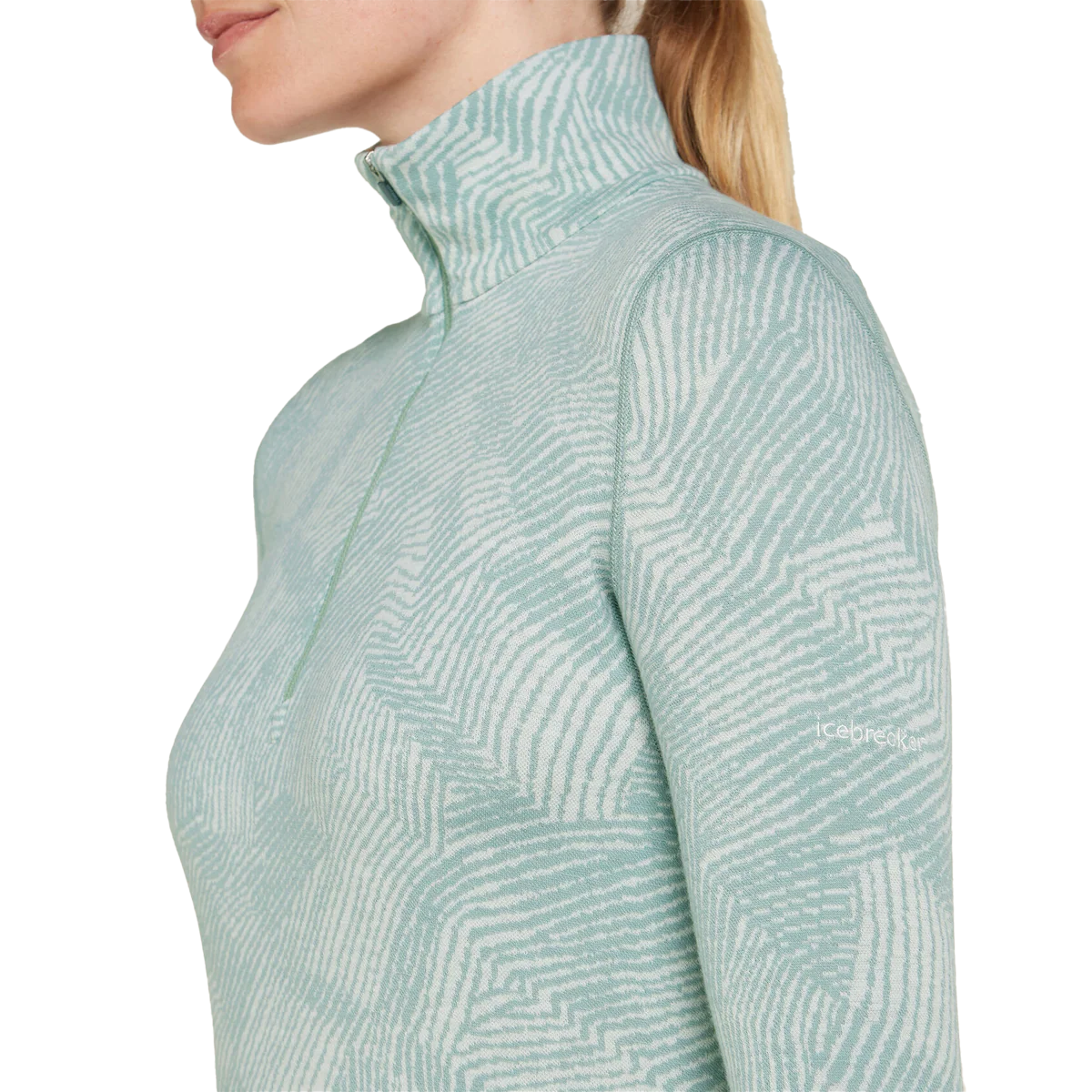 Women's Merino 260 Vertex Long Sleeve 1/2 Thermal Top Frozen Forms - Styles Love