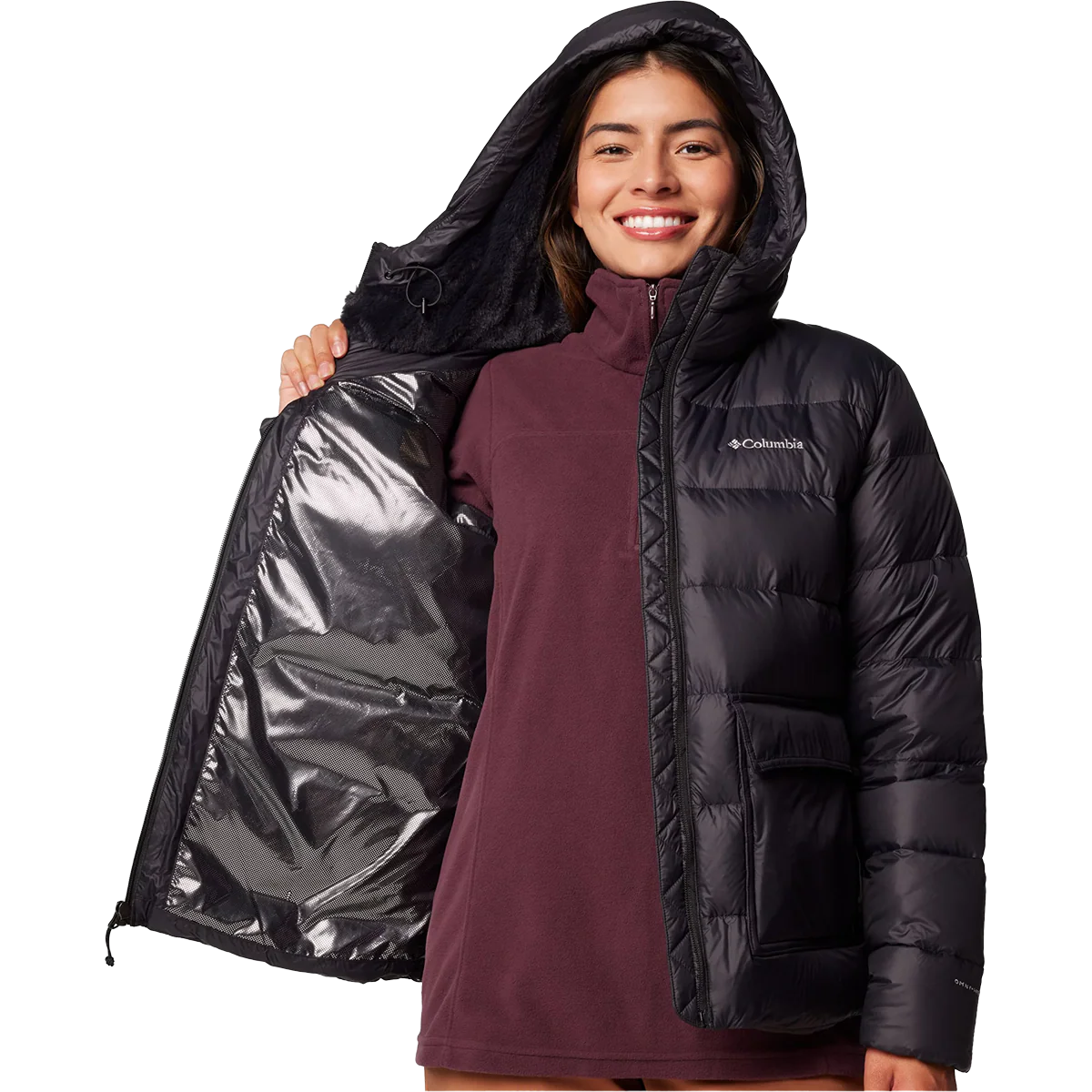 Women's Harmony Falls Hooded Down Jacket - Styles Love