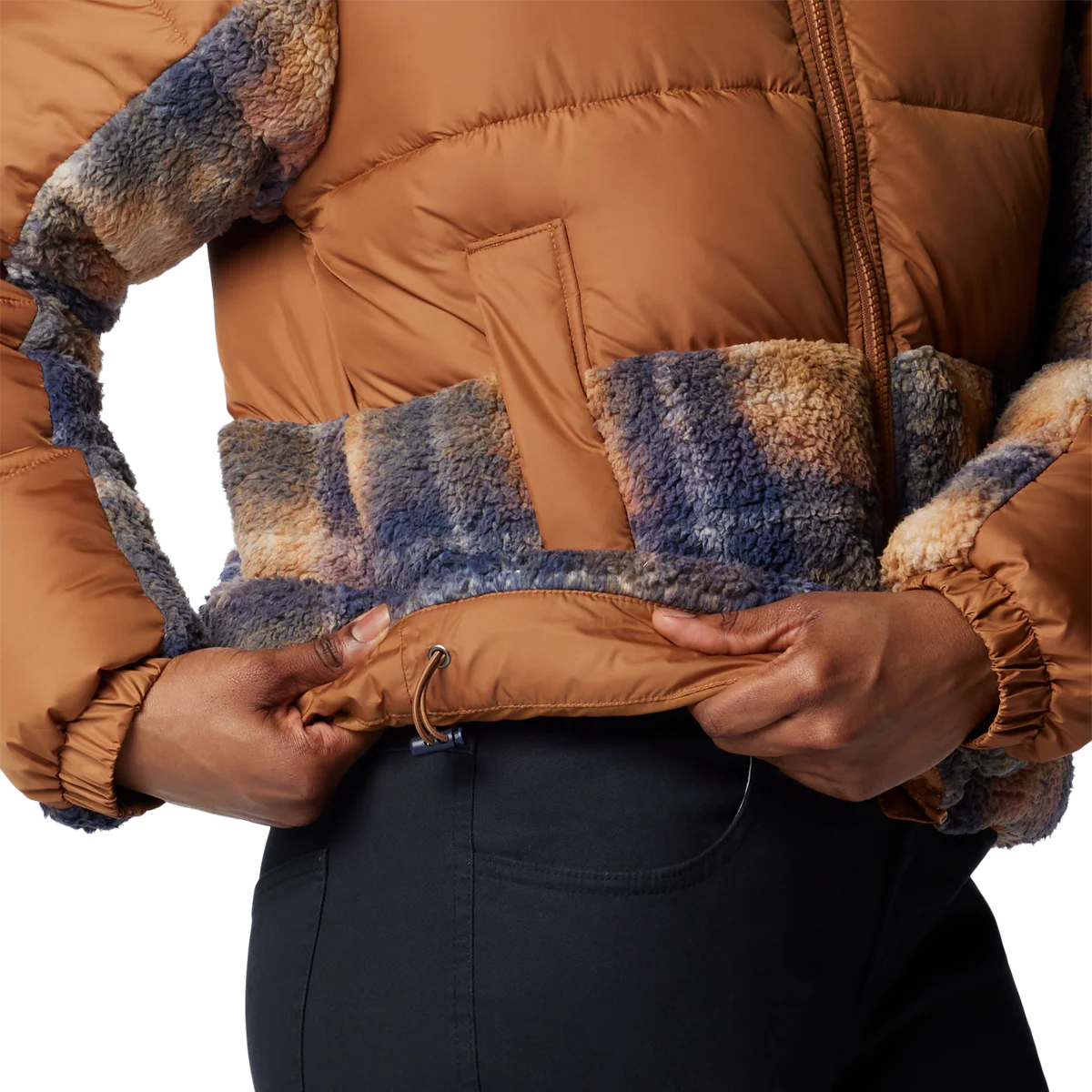 Women's Leadbetter Point II Print Sherpa Hybrid - Styles Love