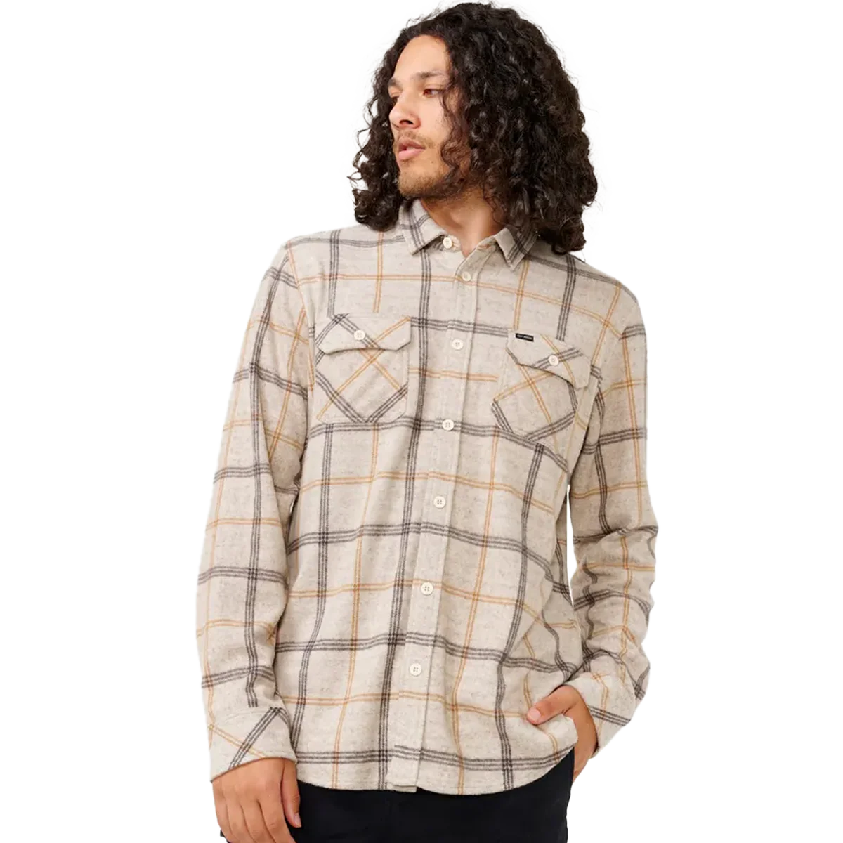 Men's Grid Long Sleeve Shirt - Styles Love