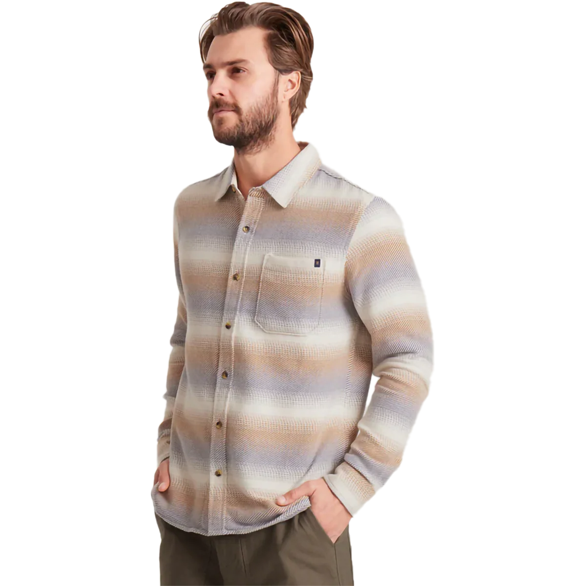 Men's Crossroads Organic Long Sleeve Flannel - Styles Love