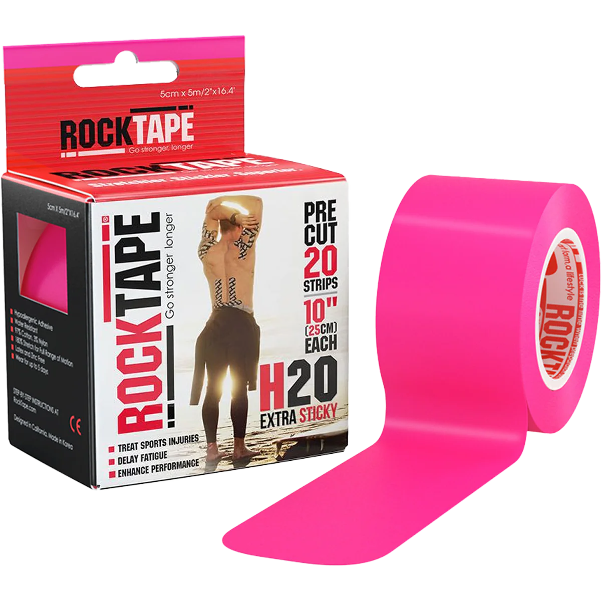RockTape Go PreCut Extra Sticky - Styles Love