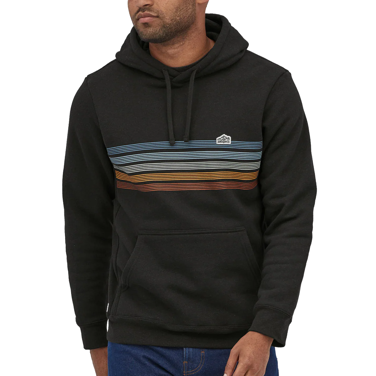Line Logo Ridge Stripe Uprisal Hoody - Styles Love