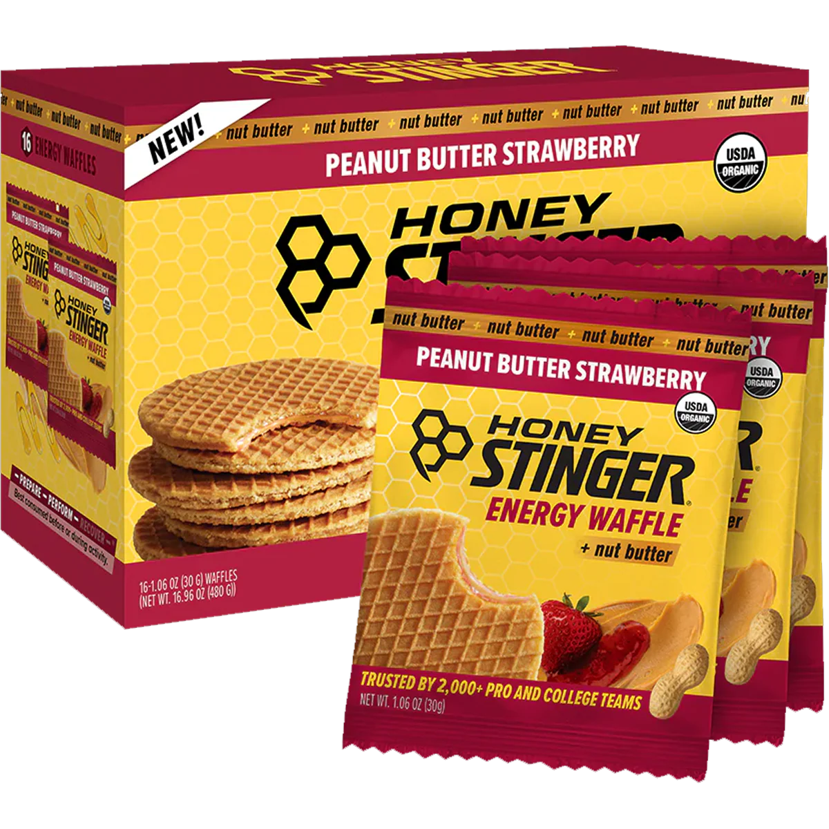 Organic Peanut Butter Energy Waffles - Styles Love