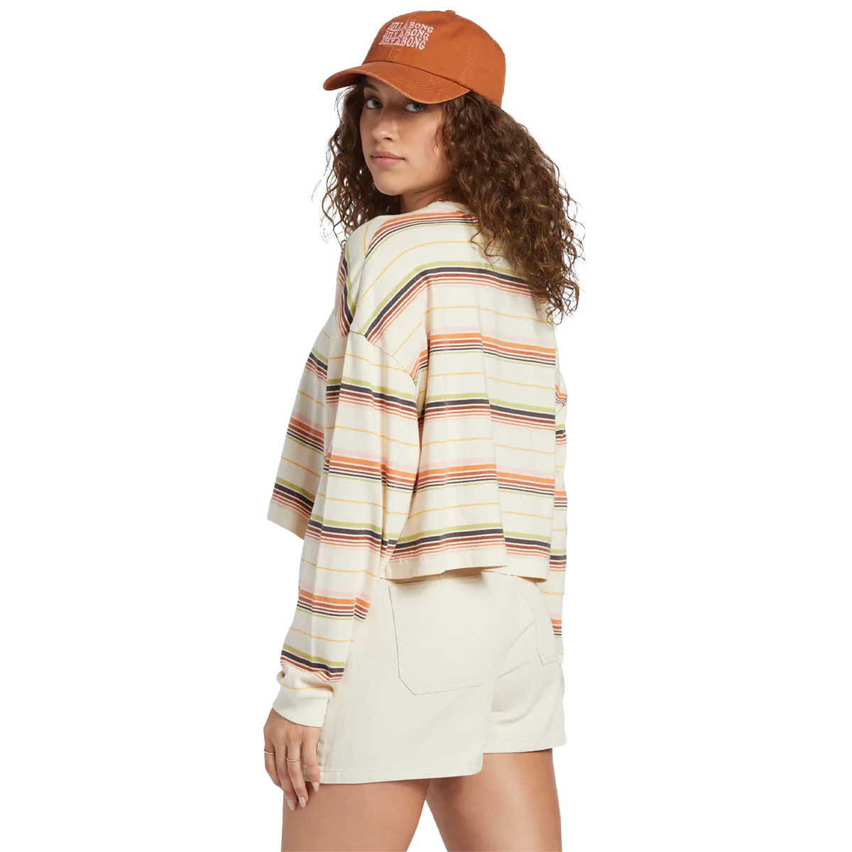 Women's Beach Boyfriend Stripe Crew - Styles Love