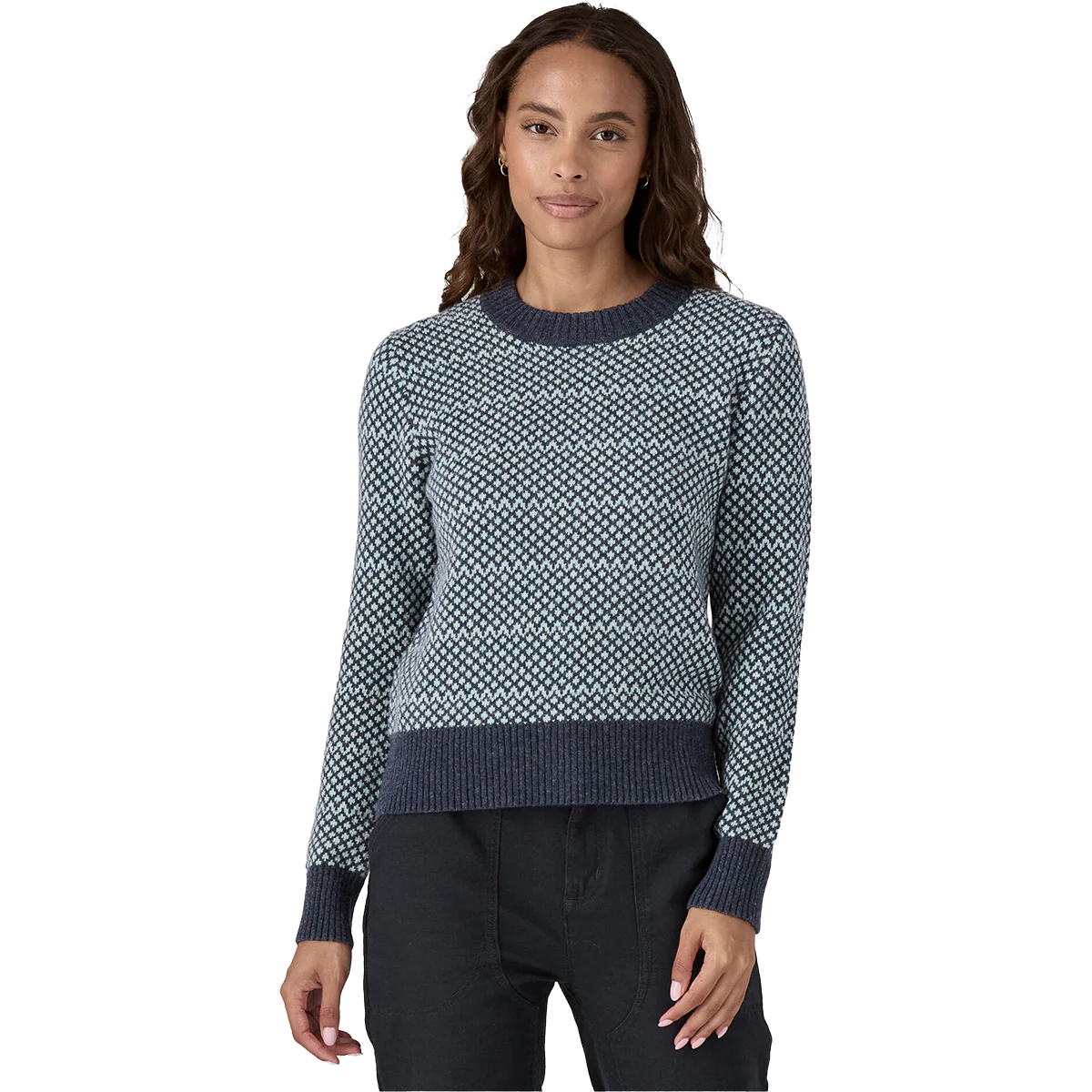 Women's Recycled Wool Crewneck Sweater - Styles Love