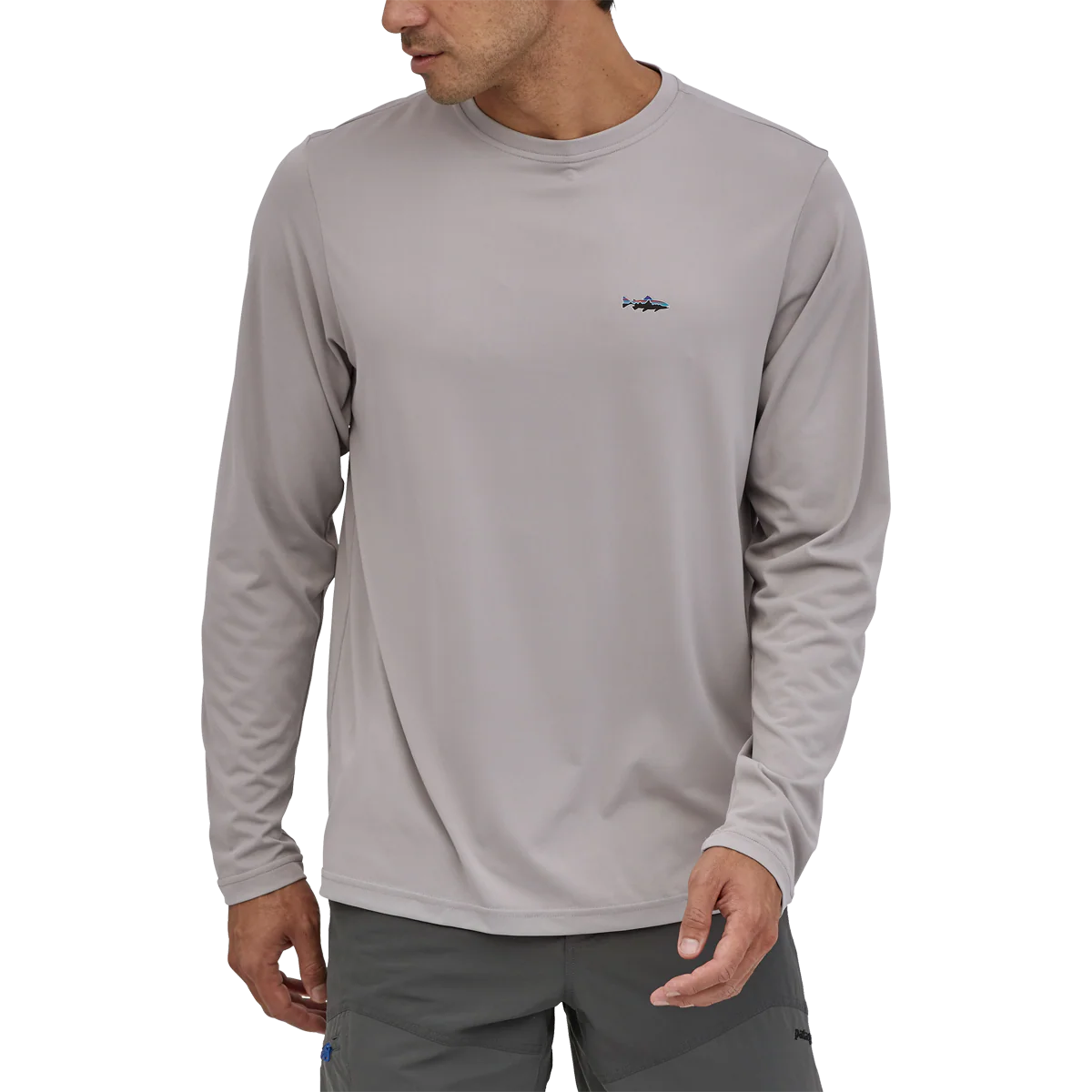 Men's Capilene Cool Daily Fish Graphic Long Sleeve - Styles Love
