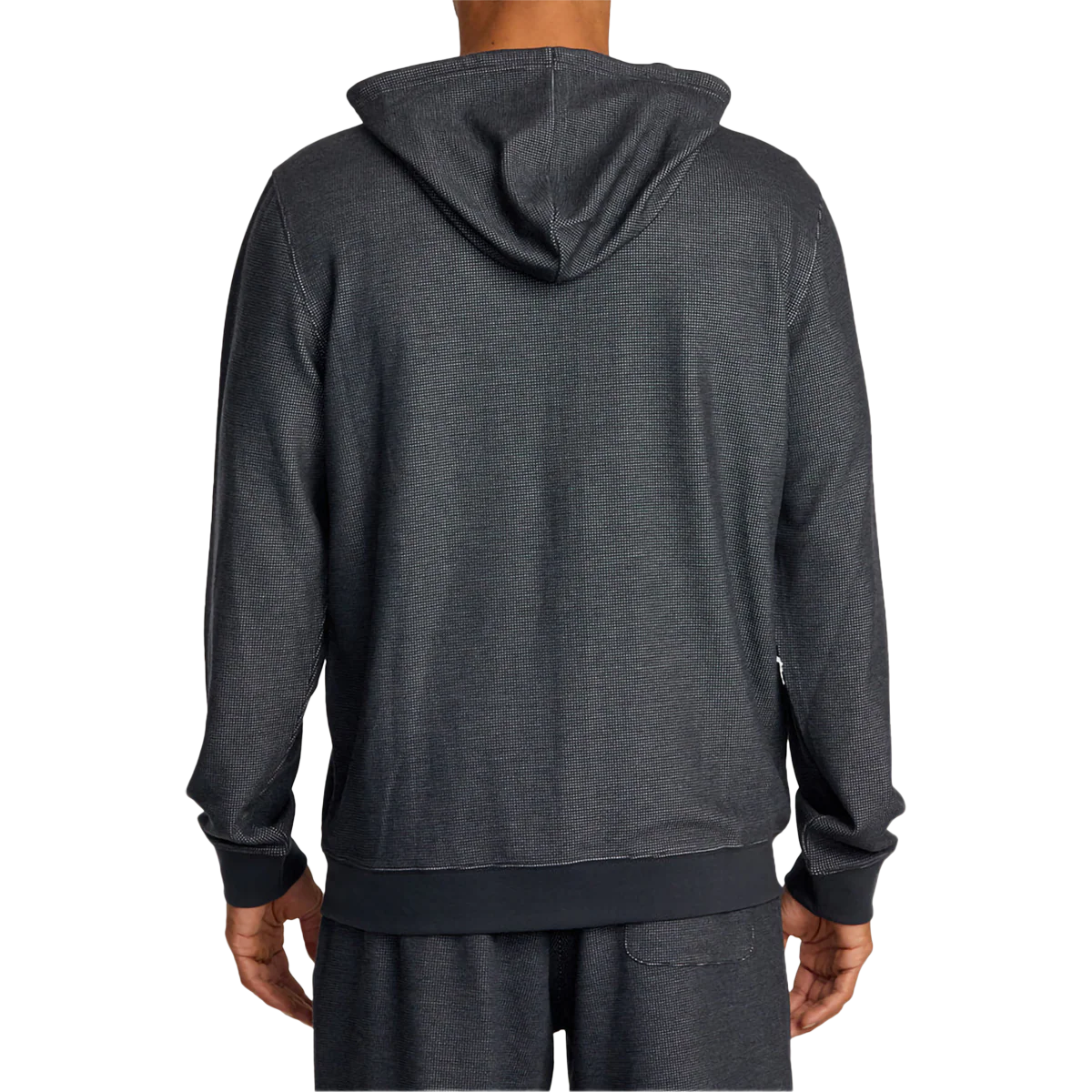 Men's Cable Waffle Zip Hood - Styles Love