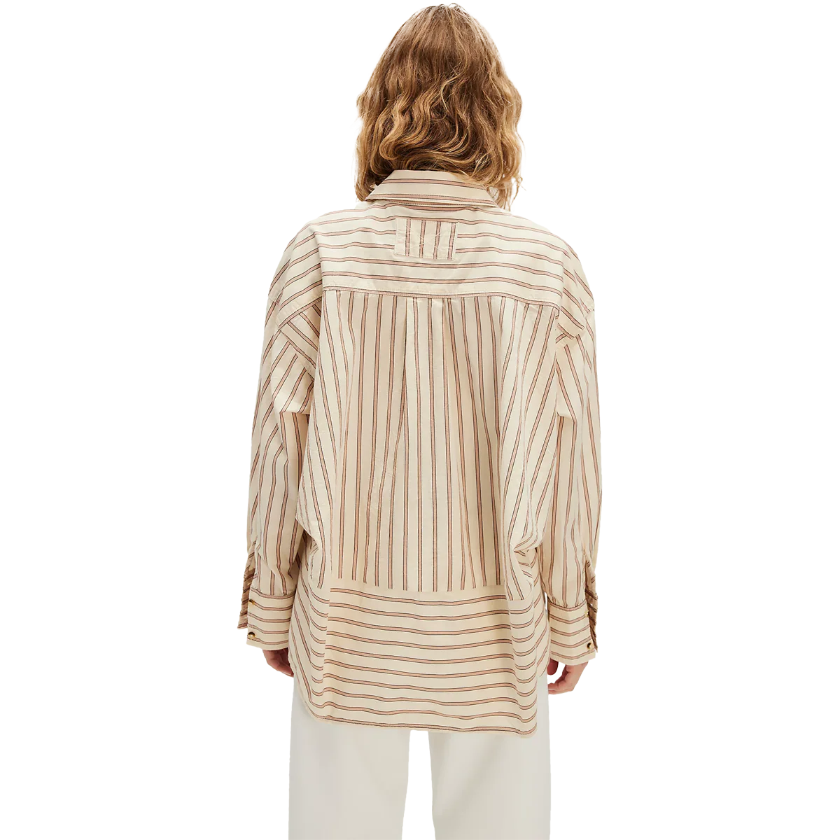 Women's Striped Varsity Vibes Shirt - Styles Love