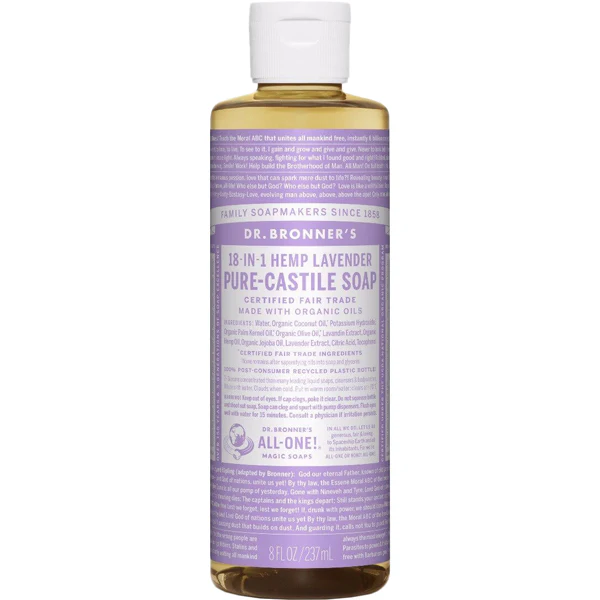 Pure-Castile Liquid Soap - 8 oz - Styles Love