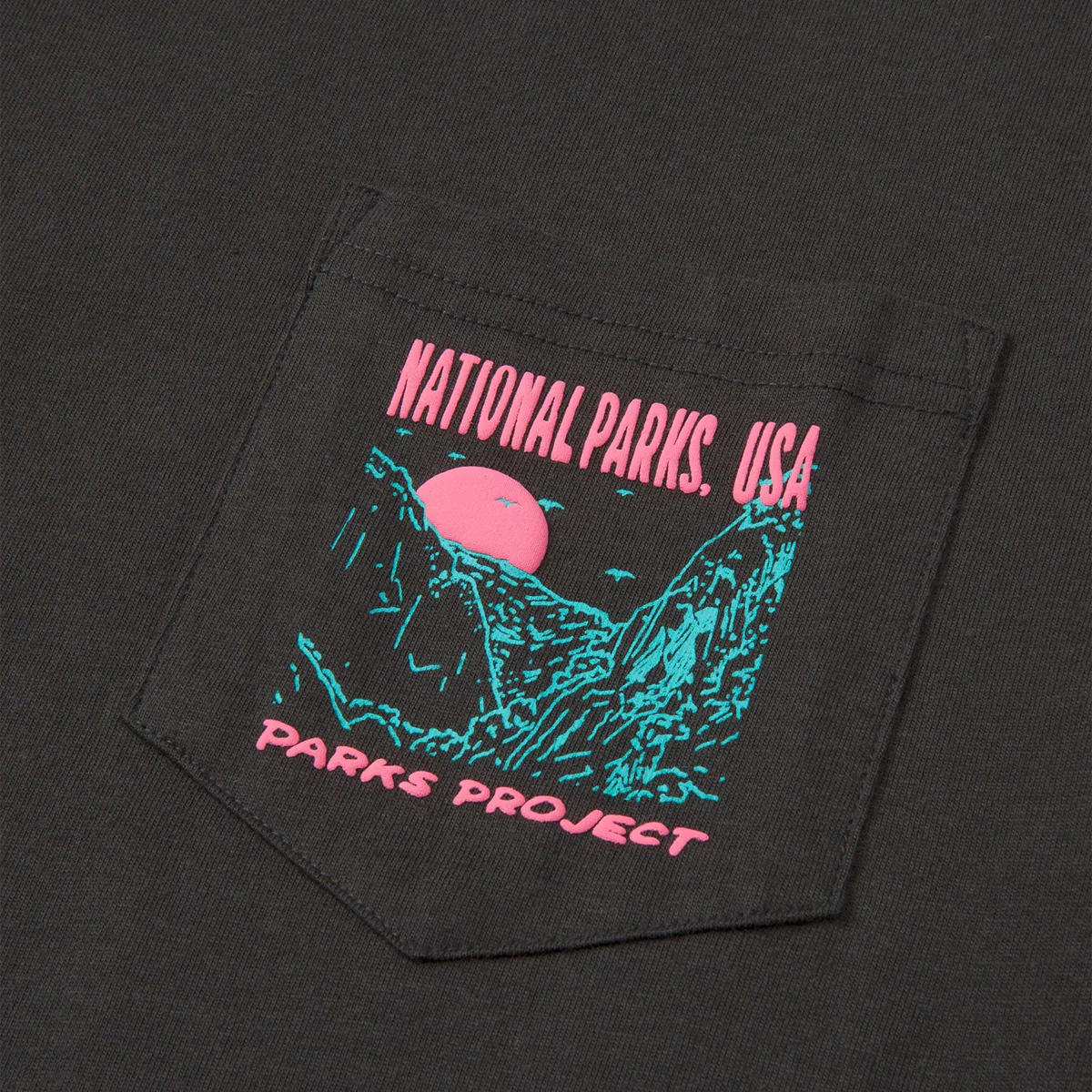 National Parks Puff Print Pocket Tee - Styles Love
