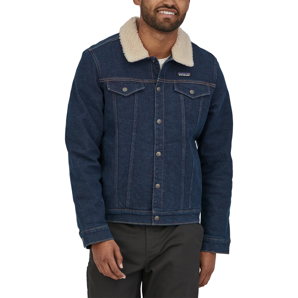 Men's Pile Lined Trucker Jacket - Styles Love