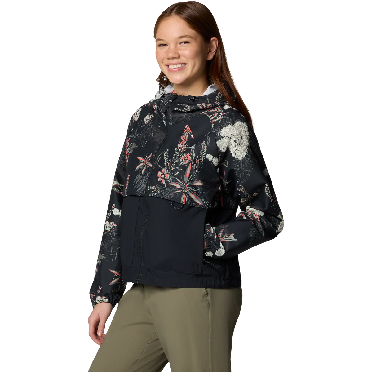 Women's Spire Valley Printed Windbreaker - Styles Love