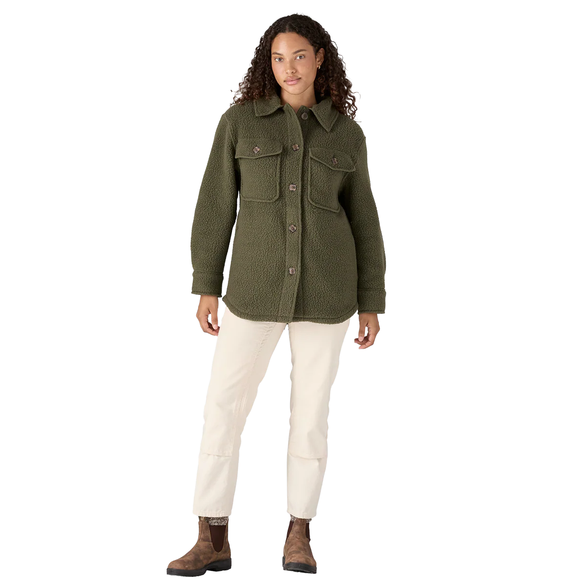 Women's Retro Pile Shirt Jacket - Styles Love