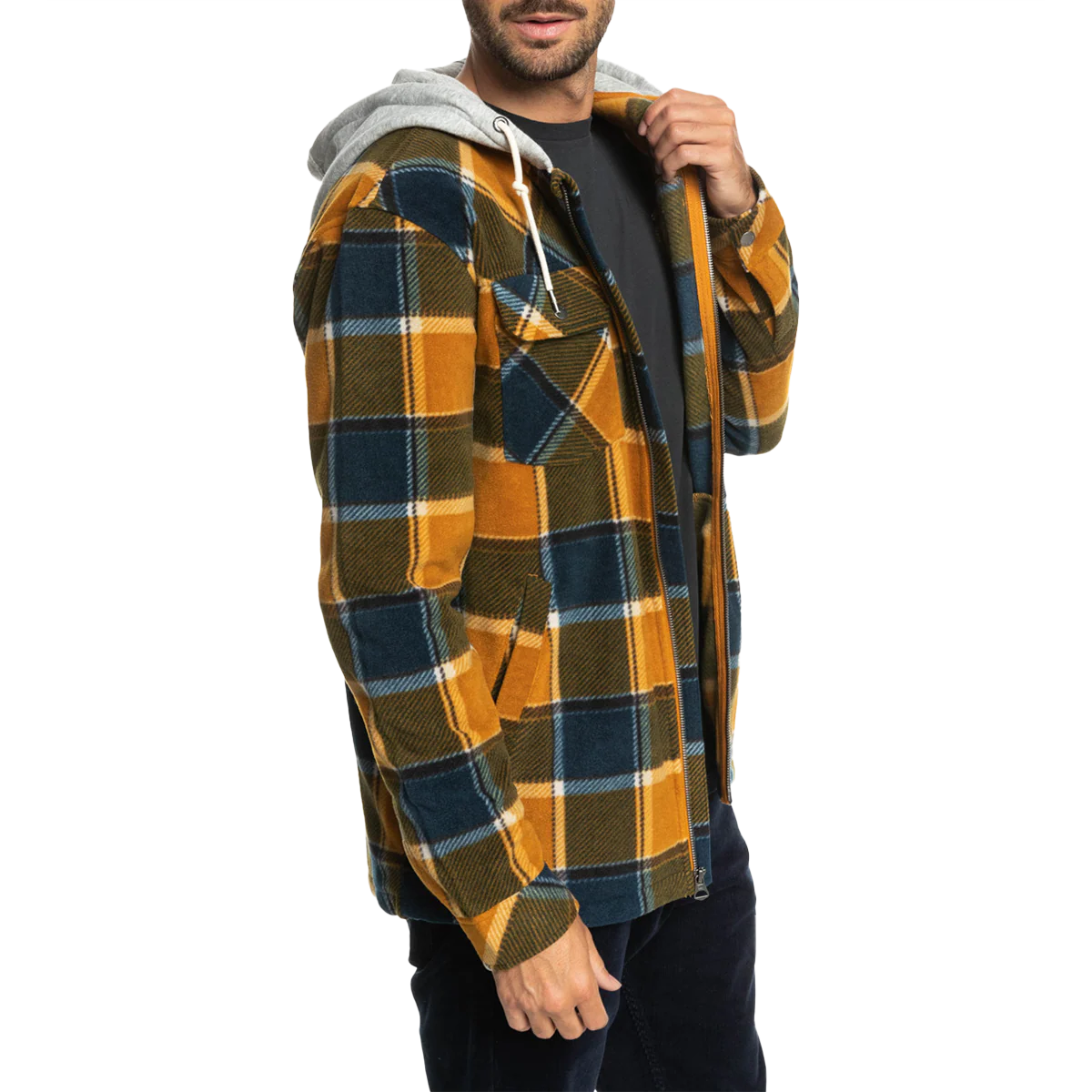 Men's Super Swell Hooded Fleece Zip-Up Jacket - Styles Love