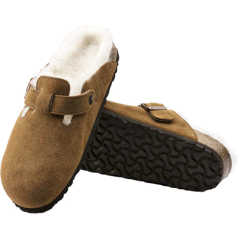 Women's Boston Clog Shearling - Styles Love