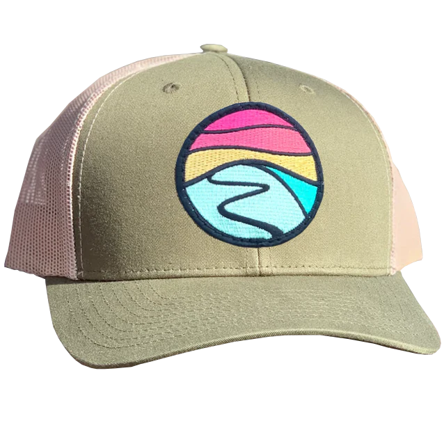 Curved Brim Trucker with Hilltop Patch - Styles Love