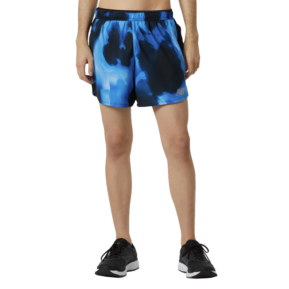 Men's Printed Impact Run Short 5