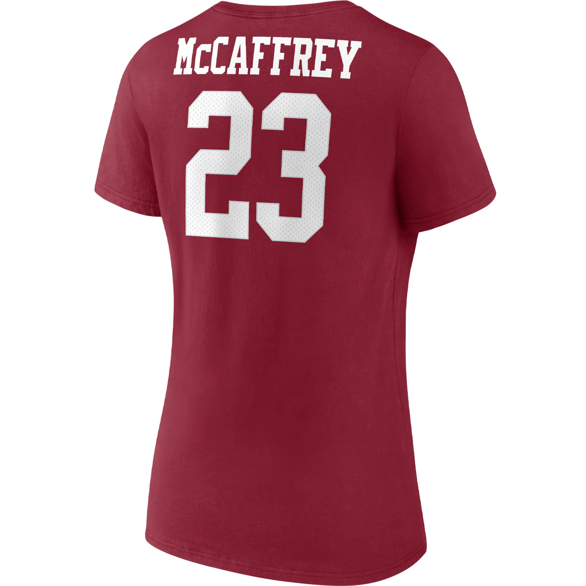 Women's 49ers Player Icon Name & Number Tee - McCaffrey - Styles Love