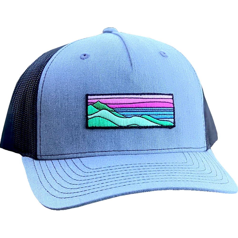 Curved Brim Trucker with Ridgecrest Patch - Styles Love