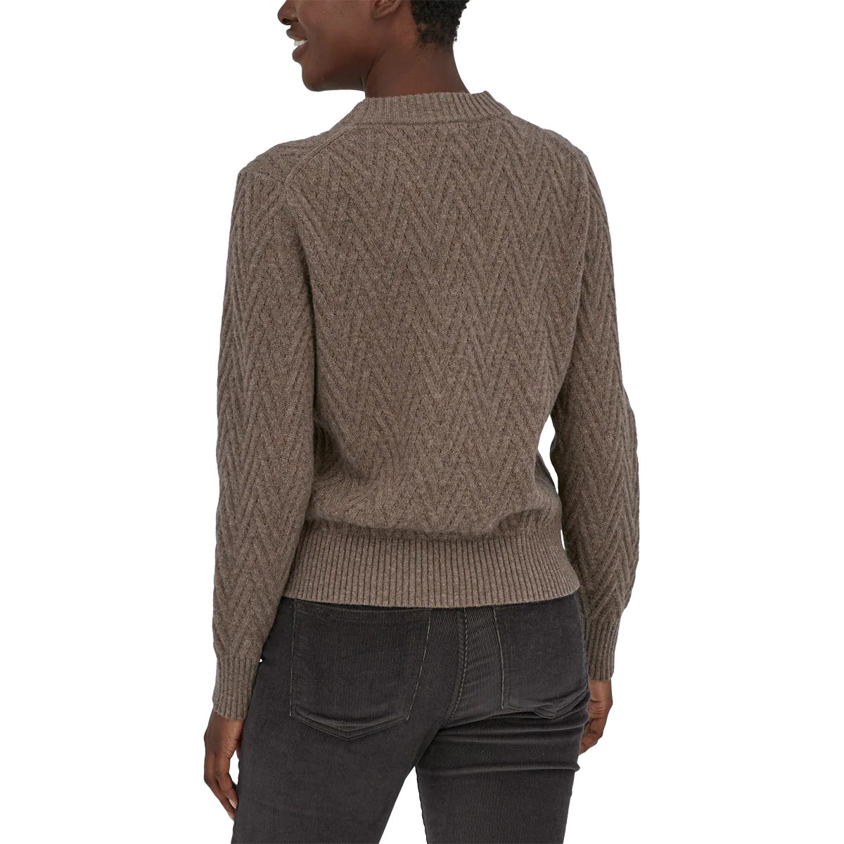 Women's Recycled Wool Crewneck Sweater - Styles Love