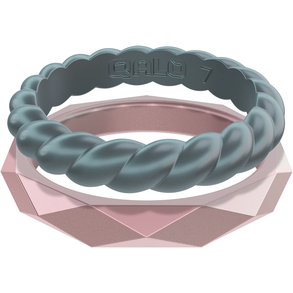 Women's Iridescent Stackable Ring Set - Styles Love