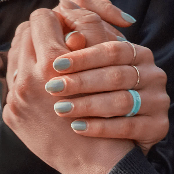 Women's Metallic Marble Modern Ring - Styles Love