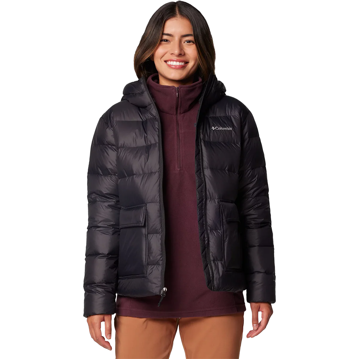 Women's Harmony Falls Hooded Down Jacket - Styles Love