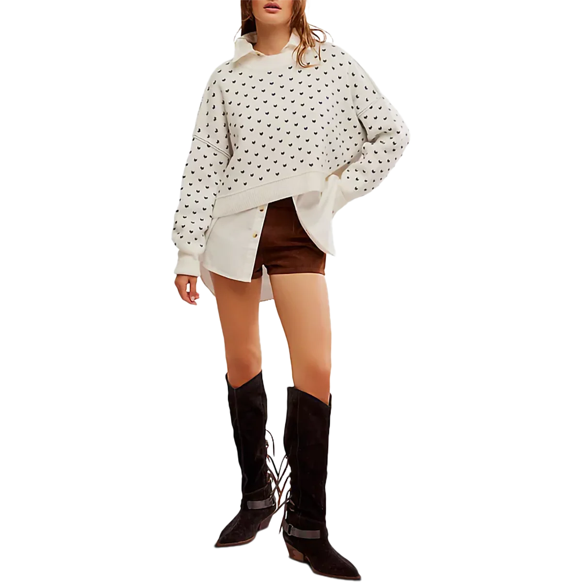 Women's Pattern Easy Street Crop - Styles Love