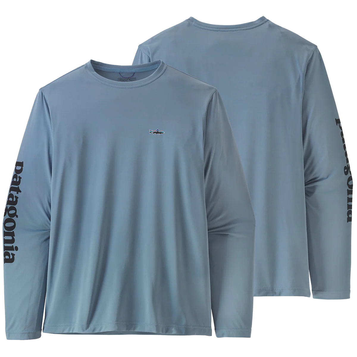Men's Capilene Cool Daily Fish Graphic Long Sleeve - Styles Love