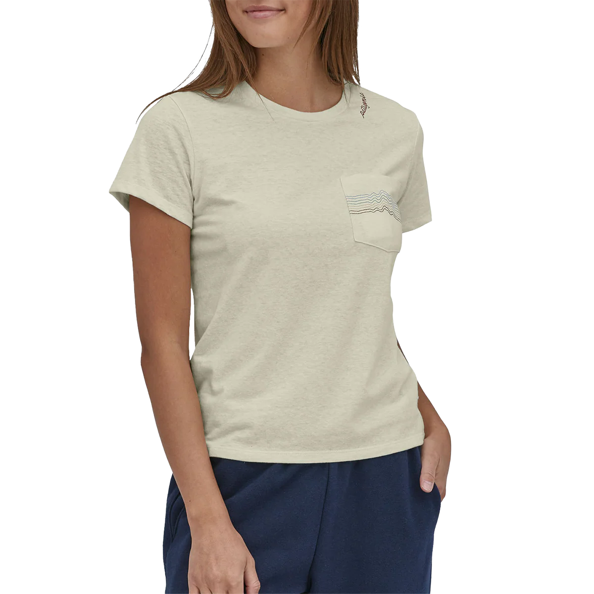 Women's Ridge Rise Stripe Pocket Responsibili-T - Styles Love