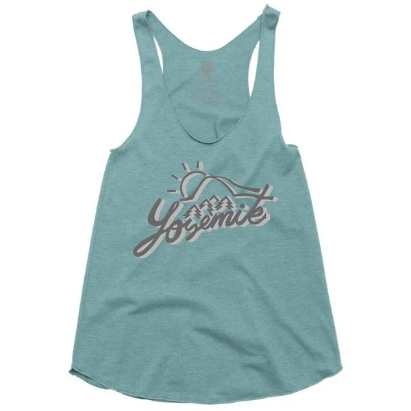 Women's Yosemite Scripty Racerback - Styles Love
