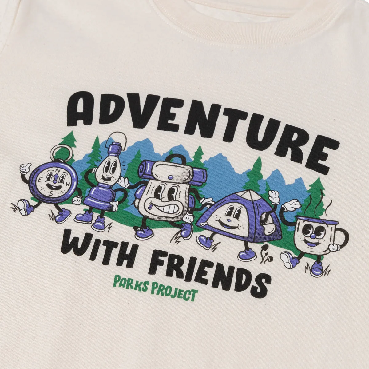 Youth Adventure With Friends Camp Tee - Styles Love