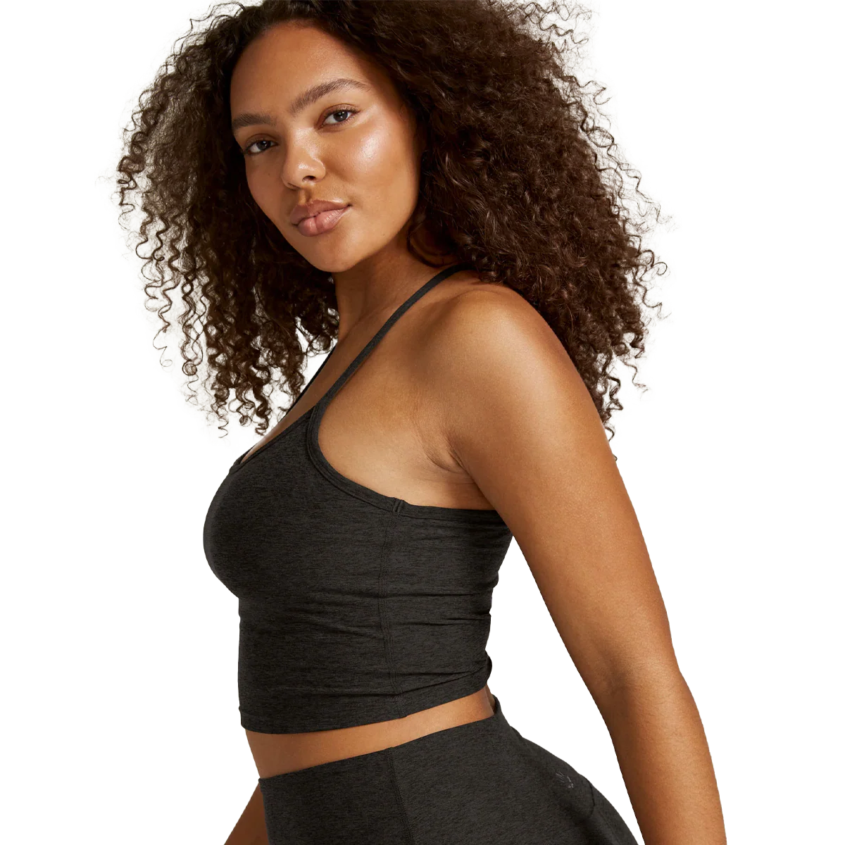 Women's Spacedye Slim Racerback Cropped Tank - Styles Love
