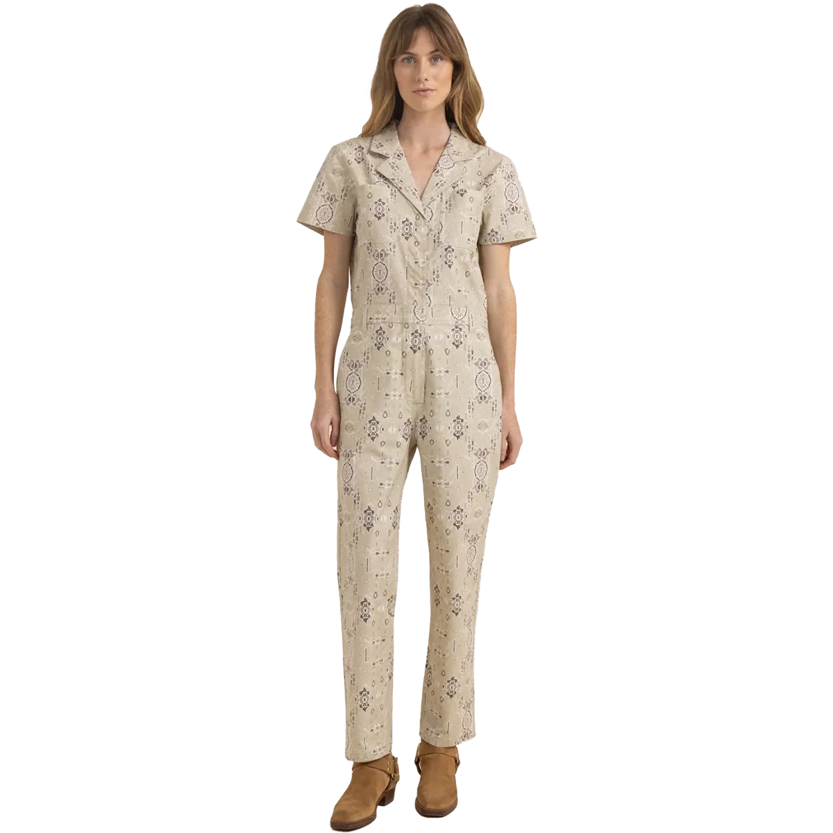 Women's Layover Short Sleeve Jumpsuit - Styles Love