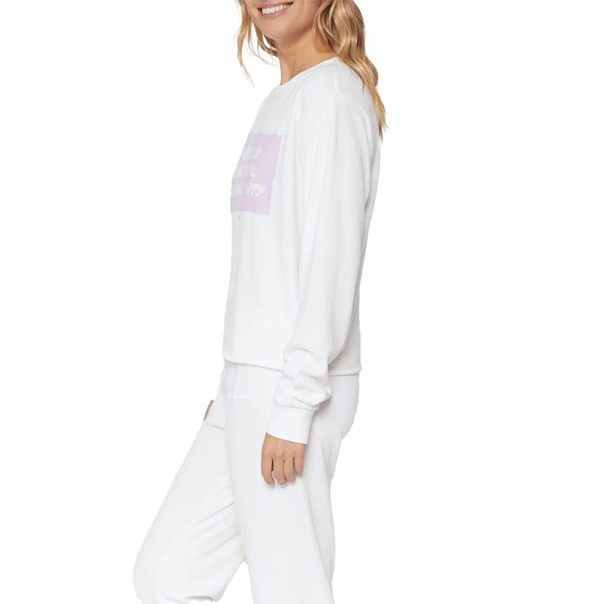 Women's Happy Crop Sweatshirt - Styles Love
