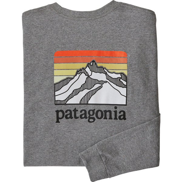 Men's Long-Sleeved Line Logo Ridge Responsibili-Tee - Styles Love