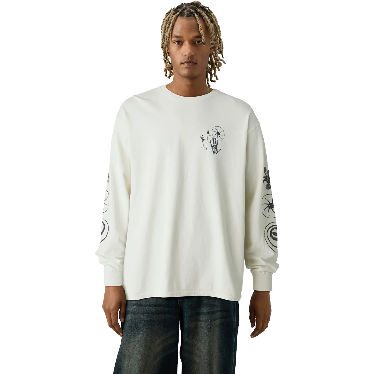 Men's Nature Drawing Long Sleeve - Styles Love