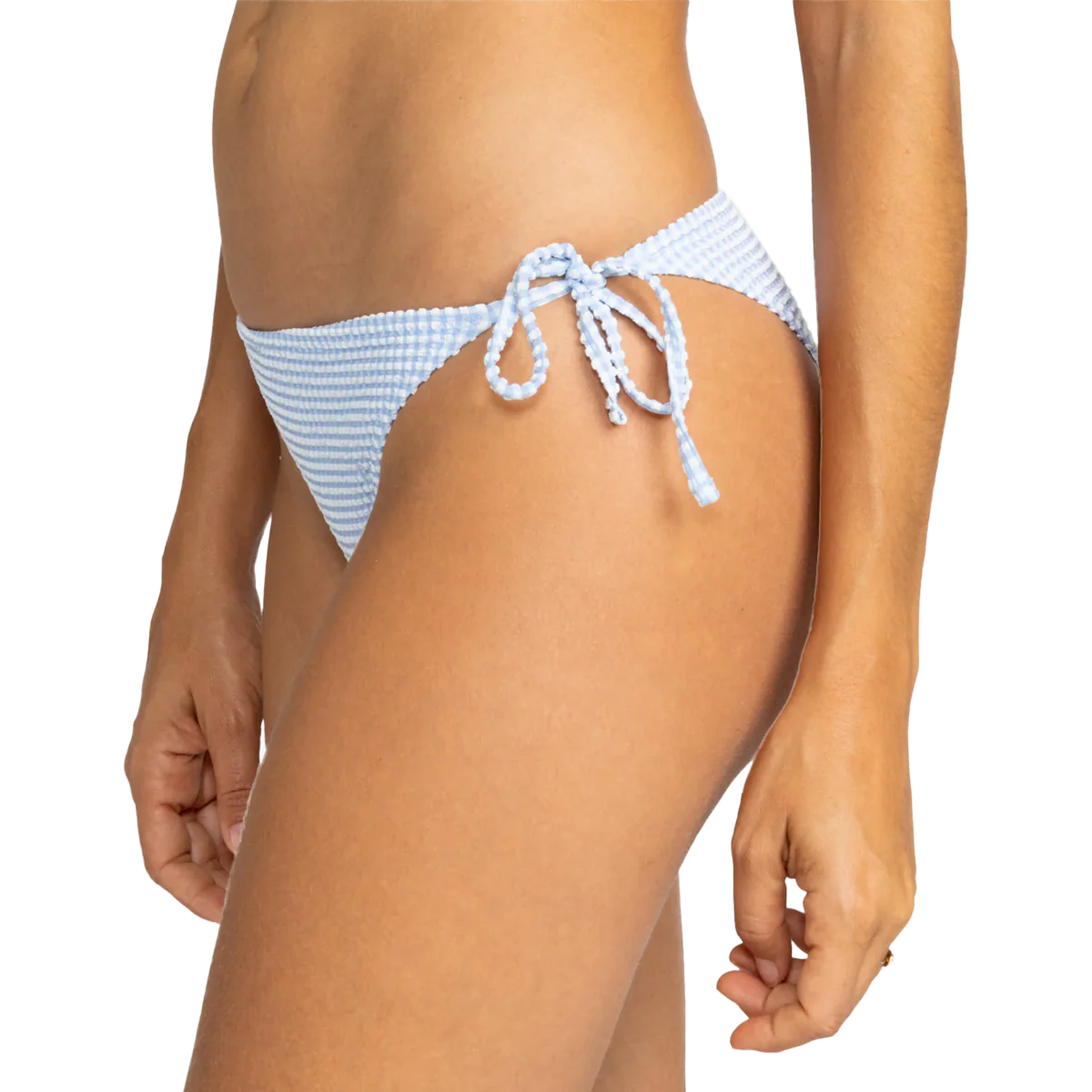 Women's Gingham Tie-Side Cheeky Bottoms - Styles Love