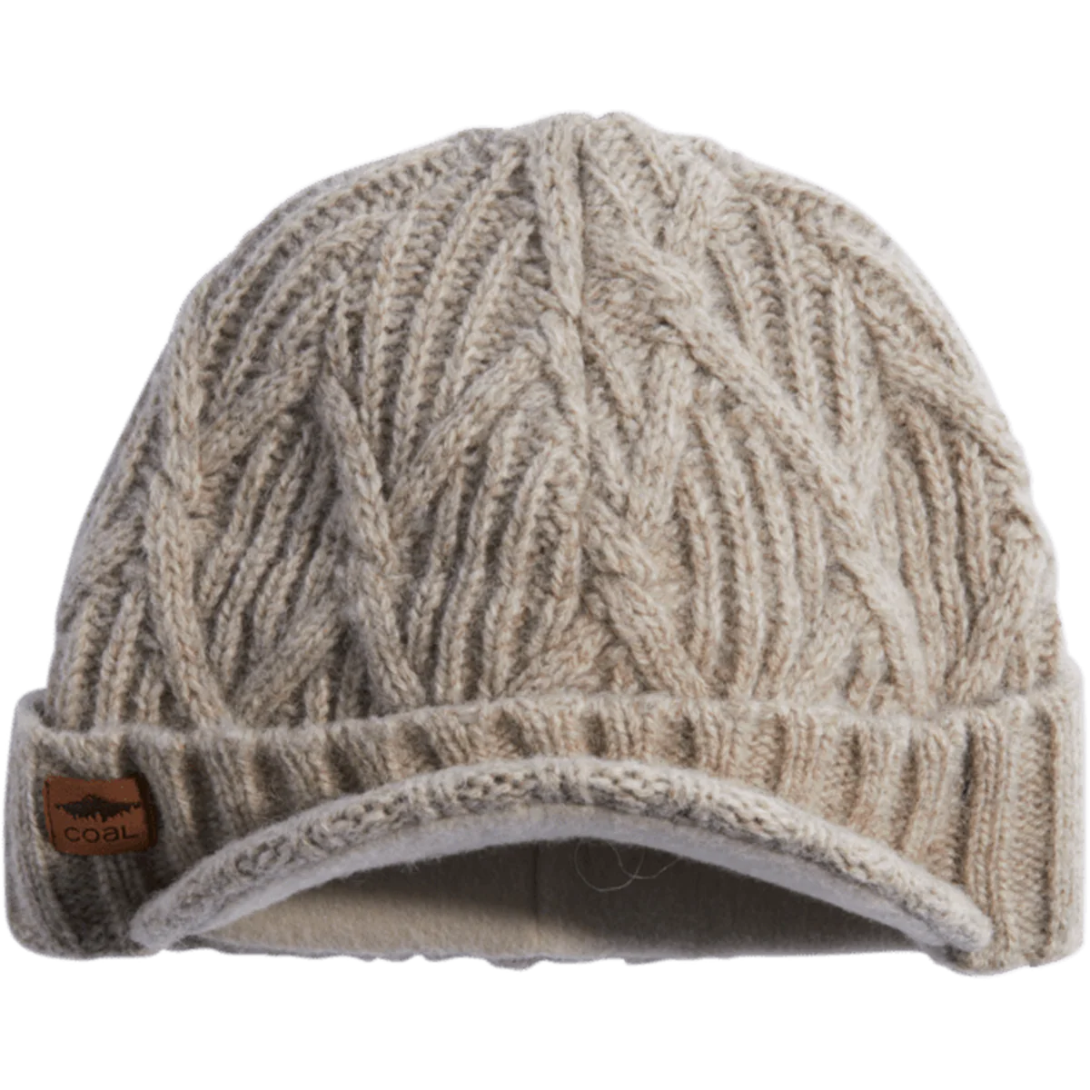 The Yukon Cable Knit Wool Brim Beanie - Styles Love