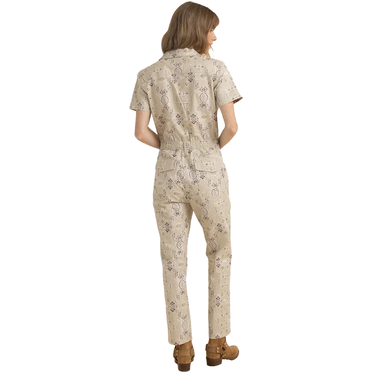 Women's Layover Short Sleeve Jumpsuit - Styles Love