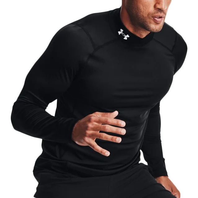Men's ColdGear Armour Fitted Mock Long Sleeve - Styles Love
